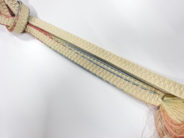 JAPANESE KIMONO / HAND-TIED OBIJIME